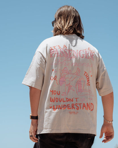 passenger princess - oversized tee - sandy (limited edition)